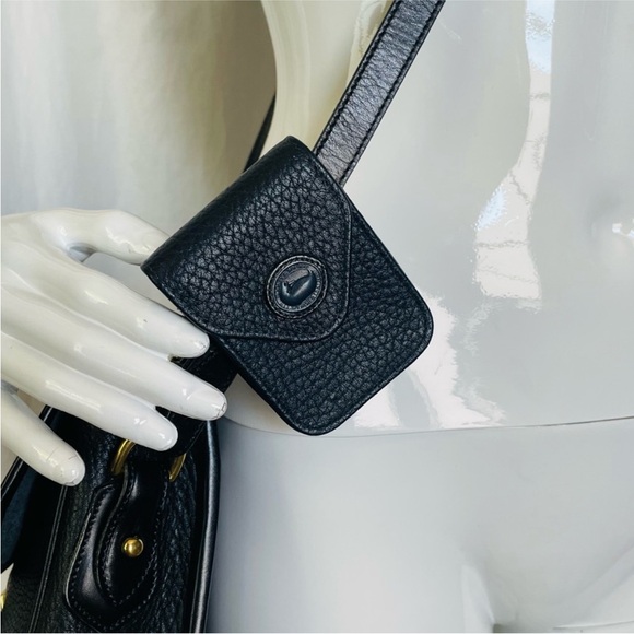 Dooney & Bourke all weather leather Snap Button Strap Caddy Purse bag accessory - Picture 4 of 15